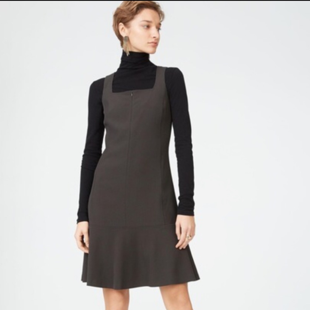 Club Monaco Dark olive green A line dress